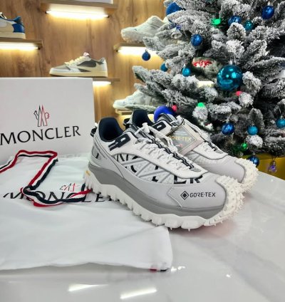 Moncler Trailgrip Gtx Silver White