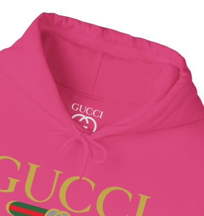 Gucci Gg Logo Heliconia Hoodie - Size Usa