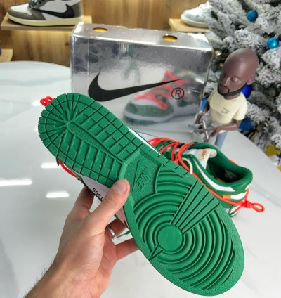Nike X Off-white Dunk Low Pine Green