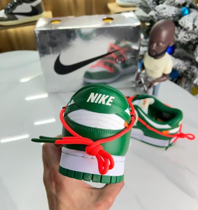 Nike X Off-white Dunk Low Pine Green