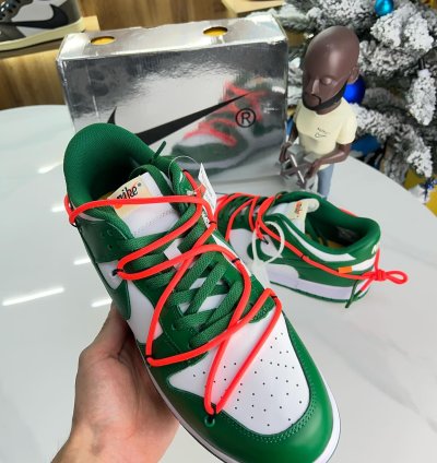 Nike X Off-white Dunk Low Pine Green