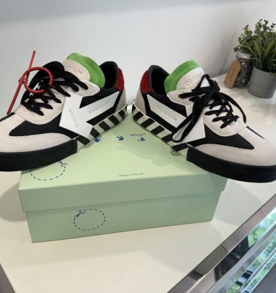 Off-white Floating Arrow Vulcanized Low Black Green Red