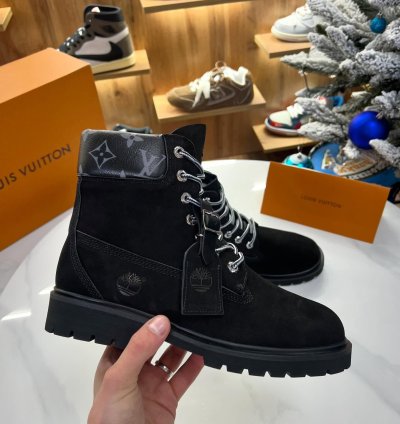Louis Vuitton X Timberland Ankle Boot Black