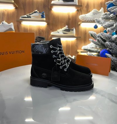 Louis Vuitton X Timberland Ankle Boot Black
