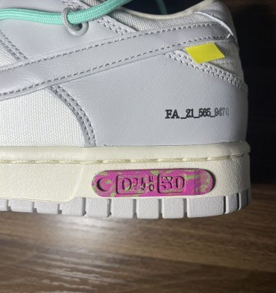 Off-white Lot 04 Dunk Low