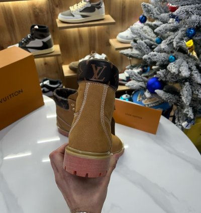 Louis Vuitton X Timberland Ankle Boot Brown