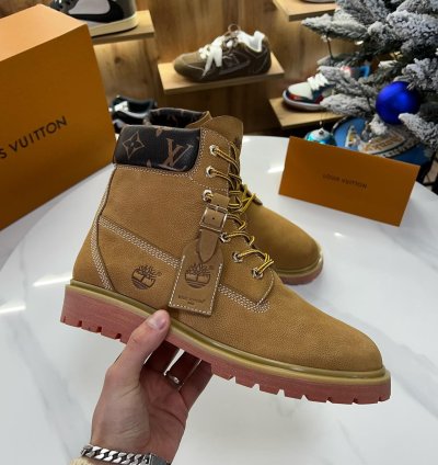 Louis Vuitton X Timberland Ankle Boot Brown
