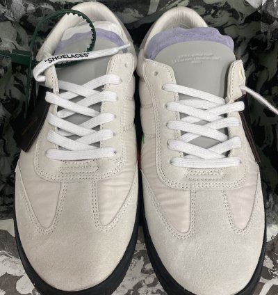 Off-white New Low Vulcanized Sneaker Black Bone