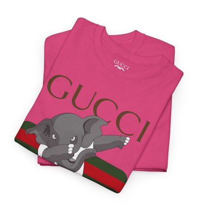 Gucci Elephant Heliconia T-shirt - Size Usa