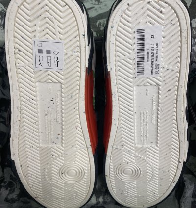 Off-white New Low Vulcanized Sneaker Black Bone