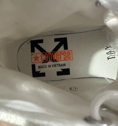 Off-white Nike Converse Chuck Taylor Size 5 New
