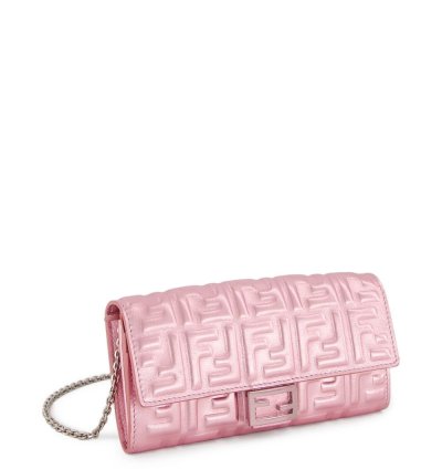 Fendi Baguette Continental Matelassé Effect Cross Body Bag
