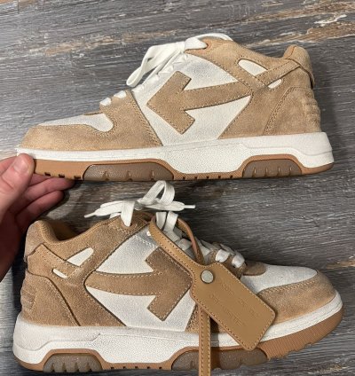 Off-white Out Of Office Brown Suede