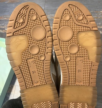 Off-white Out Of Office Brown Suede