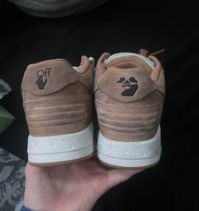 Off-white Out Of Office Brown Suede
