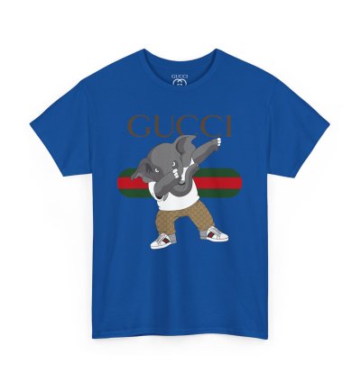 Gucci Elephant Blue T-shirt - Size Usa