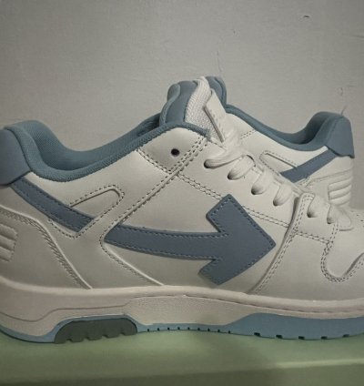 Off-white Out Of Office Calf Leather White Light Blue