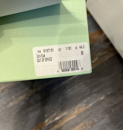Off-white Out Of Office Dark Blue White