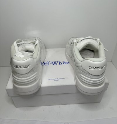 Off-white Out Of Office Leather Low-top Sneakers New