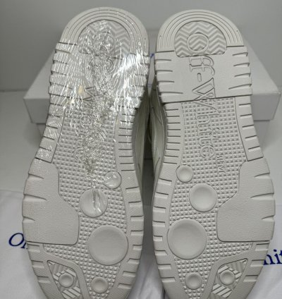 Off-white Out Of Office Leather Low-top Sneakers New
