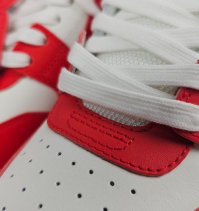 Off-white Out Of Office Men White And Red Sneakers New