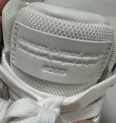 Off-white Out Of Office Mid Top Leather Sneaker New 800