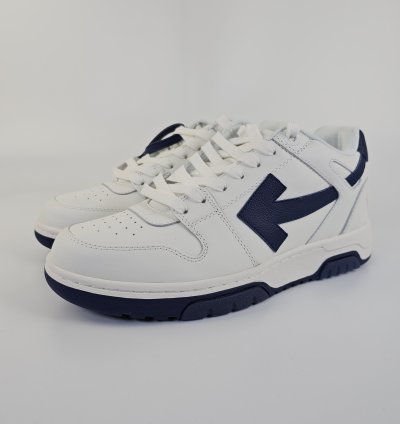 Off-white Out Of Office White And Blue Sneakers New 41