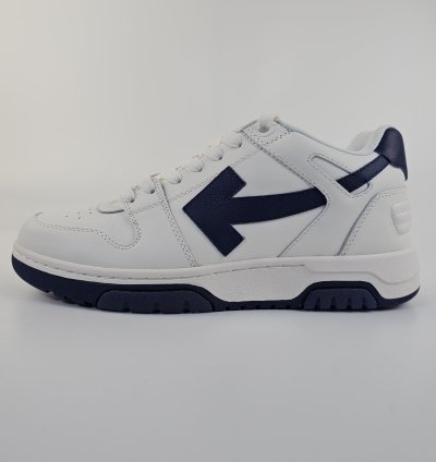 Off-white Out Of Office White And Blue Sneakers New 41