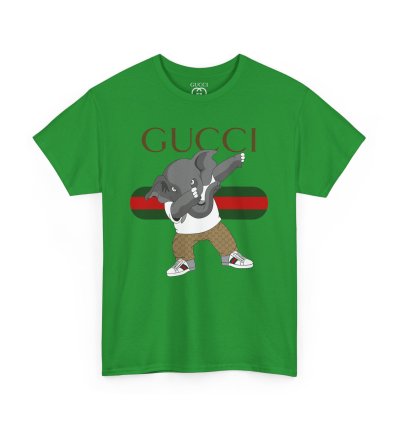 Gucci Elephant Green T-shirt - Size Usa