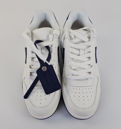 Off-white Out Of Office White And Blue Sneakers New 41