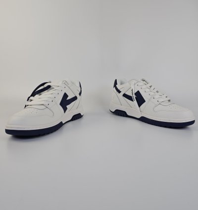Off-white Out Of Office White And Blue Sneakers New 41