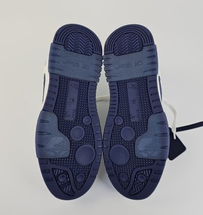 Off-white Out Of Office White And Blue Sneakers New 41