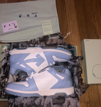 Off-white Out Of Office White Blue Shoes