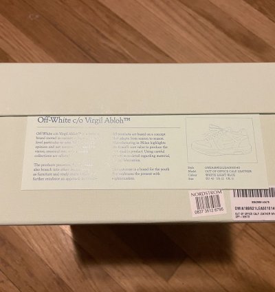 Off-white Out Of Office White Blue Shoes