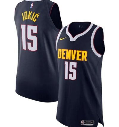 Nikola Jokic Denver Nuggets Nike Authentic Jersey - Icon Edition - Navy
