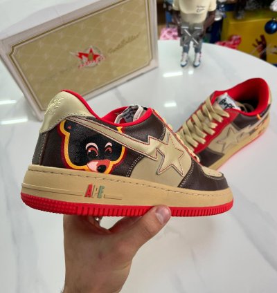 Kanye West X Bape Bapesta Fs-001 Low college Dropout