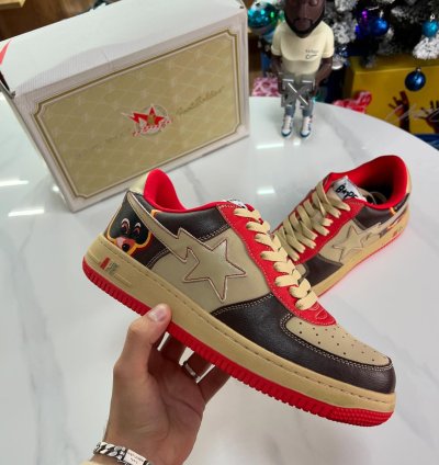 Kanye West X Bape Bapesta Fs-001 Low college Dropout