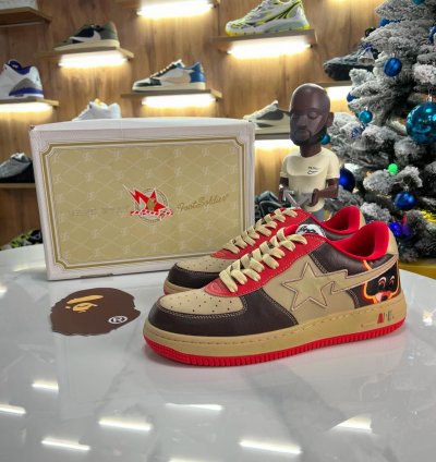 Kanye West X Bape Bapesta Fs-001 Low college Dropout