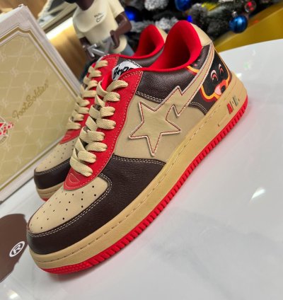 Kanye West X Bape Bapesta Fs-001 Low college Dropout