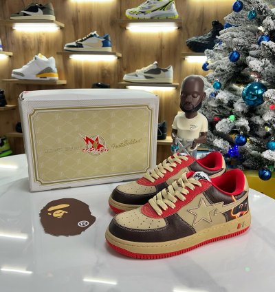 Kanye West X Bape Bapesta Fs-001 Low college Dropout