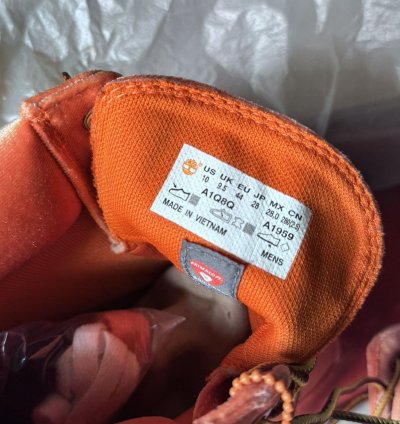 Off-white Timberlands Satin Boot