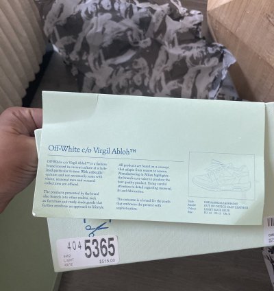 Off-white Virgil Abloh Out Of Office Calf Leather