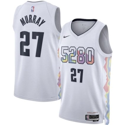 Jamal Murray Denver Nuggets Nike Unisex 202425 Swingman Player Jersey - City Edition - White