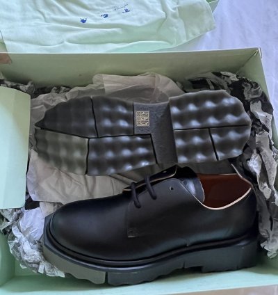 Off-white Virgil Abloh Sponge Derby Shoes - Black 43