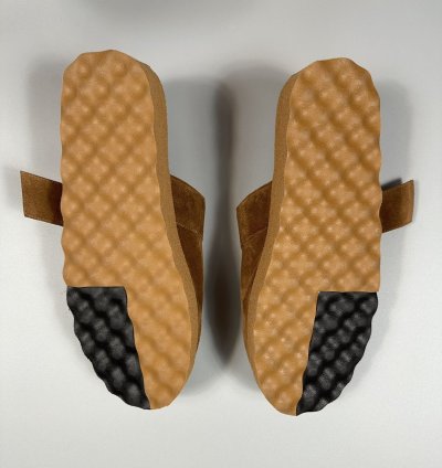 Off-white Virgil Abloh Suede Sponge Mules Clogs