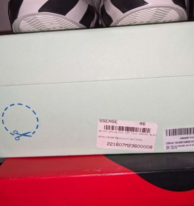 Off-white Vulc Sneaker Mid White Black- Size 12 46 Euro