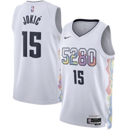 Nikola Jokic Denver Nuggets Nike Unisex 202425 Swingman Player Jersey - City Edition - White