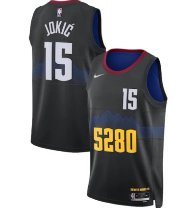 Nikola Jokic Denver Nuggets Nike Unisex 202324 Swingman Jersey - Black - City Edition