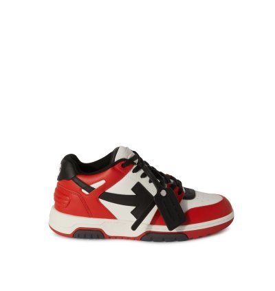 Out Of Office Ooo Sneakers Leather Black White Red