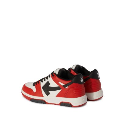 Out Of Office Ooo Sneakers Leather Black White Red